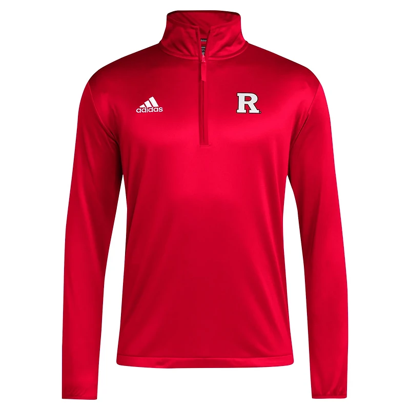 adidas Rutgers Knights 2024 Coaches Sideline Quarter-Zip Top