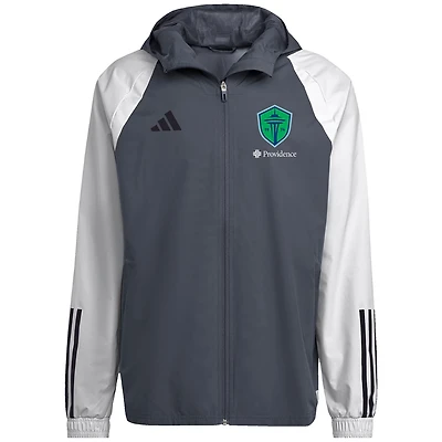 adidas Seattle Sounders FC 2024 All-Weather Full-Zip Jacket