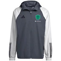 adidas Seattle Sounders FC 2024 All-Weather Full-Zip Jacket