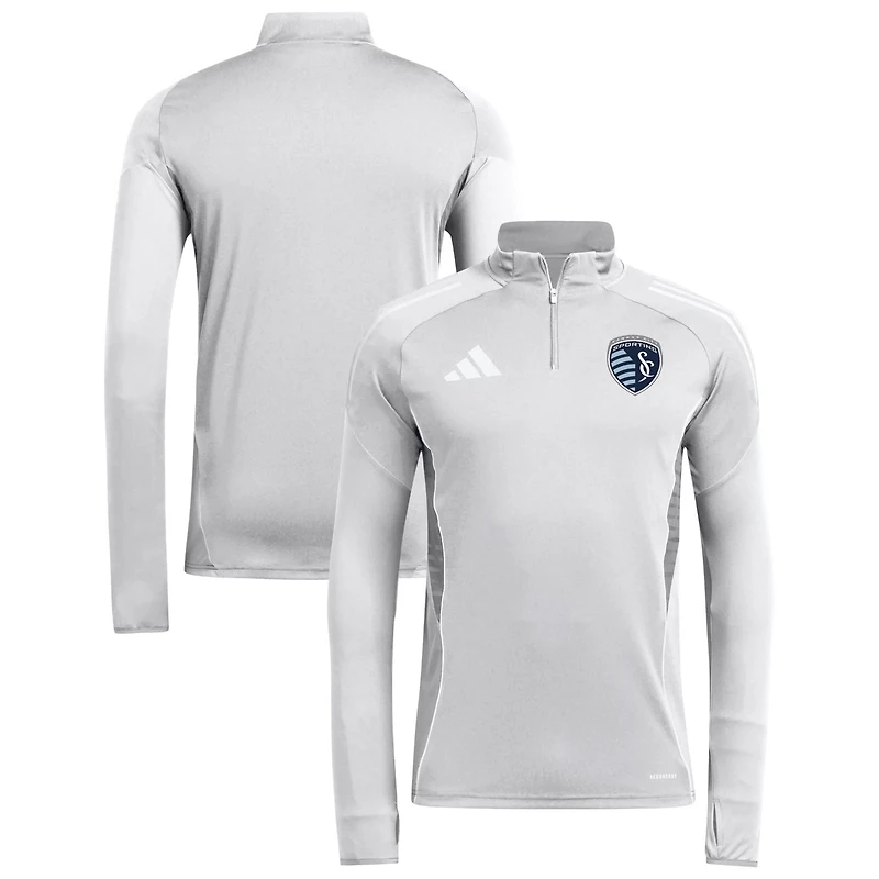 adidas Sporting Kansas City 2025 Quarter-Zip Long Sleeve Training Top