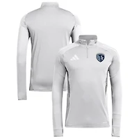 adidas Sporting Kansas City 2025 Quarter-Zip Long Sleeve Training Top