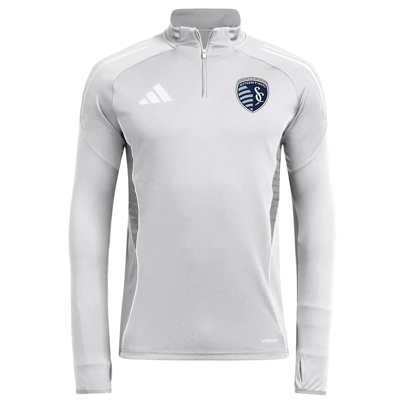 adidas Sporting Kansas City 2025 Quarter-Zip Long Sleeve Training Top