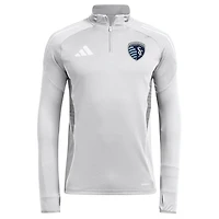 adidas Sporting Kansas City 2025 Quarter-Zip Long Sleeve Training Top