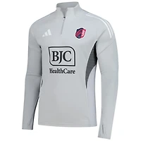 adidas St Louis City SC 2025 Quarter-Zip Long Sleeve Training Top