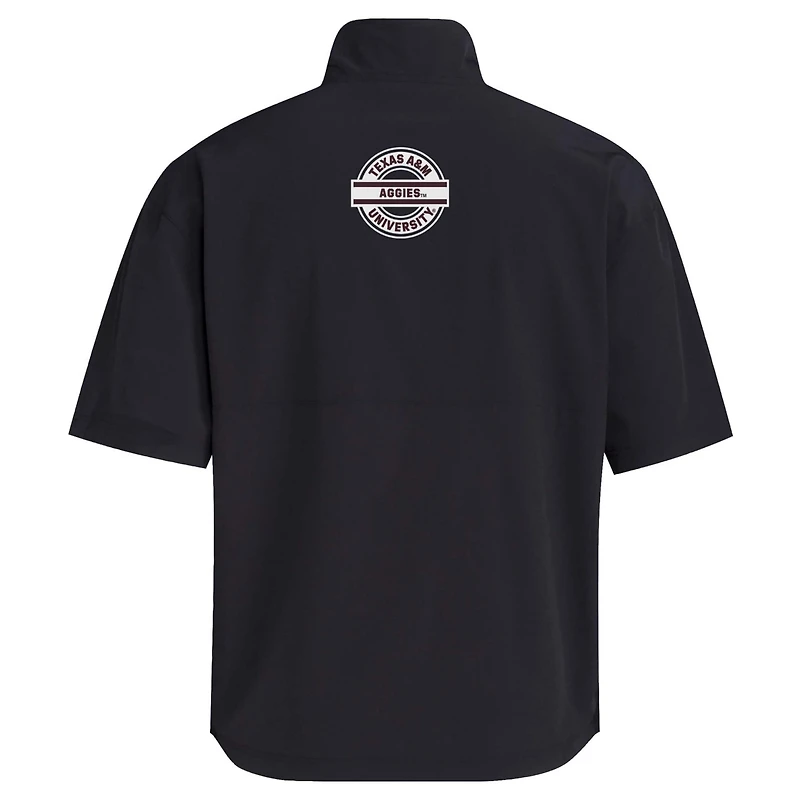 adidas Texas AM Aggies 2024 Half-Zip Short Sleeve Training Jacket