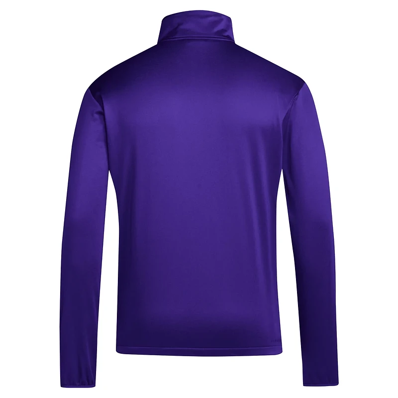 adidas Washington Huskies 2024 Coaches Sideline Quarter-Zip Top