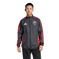 adidas White DC United 2025 Anthem Reversible Full-Zip Jacket