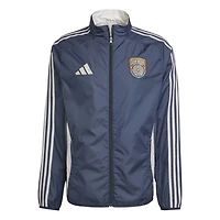 adidas White San Diego FC 2025 Anthem Reversible Full-Zip Jacket