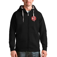 Antigua Atlanta Hawks Logo Victory Full-Zip Hoodie