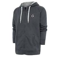 Antigua Atlanta United FC Brushed Logo Victory Full-Zip Hoodie