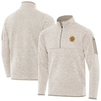 Antigua Boston Bruins Fortune Quarter-Zip Pullover Jacket
