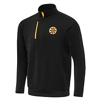 Antigua Boston Bruins Generation Quarter-Zip Pullover Top