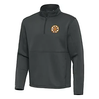 Antigua Boston Bruins Twist Quarter-Zip Pullover Jacket