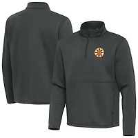 Antigua Boston Bruins Twist Quarter-Zip Pullover Jacket