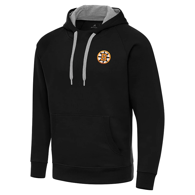 Antigua Boston Bruins Victory Pullover Hoodie
