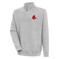 Antigua Boston Sox Victory Quarter-Zip Pullover Top