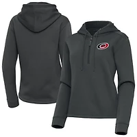 Antigua Carolina Hurricanes Contemporary Quarter-Zip Hoodie