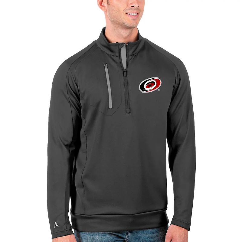 Antigua Carolina Hurricanes Generation Quarter-Zip Pullover Jacket