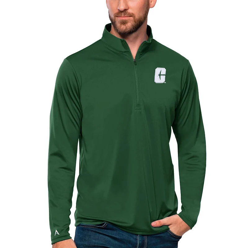 Antigua Charlotte 49ers Tribute Quarter-Zip Top
