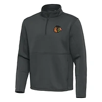 Antigua Chicago Blackhawks Twist Quarter-Zip Pullover Jacket