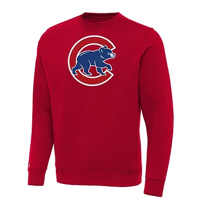 Antigua Chicago Cubs Big  Tall Victory Pullover Sweatshirt