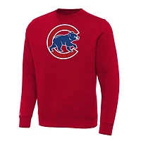 Antigua Chicago Cubs Big  Tall Victory Pullover Sweatshirt