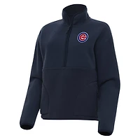 Antigua Chicago Cubs Figure Half-Zip Sweatshirt