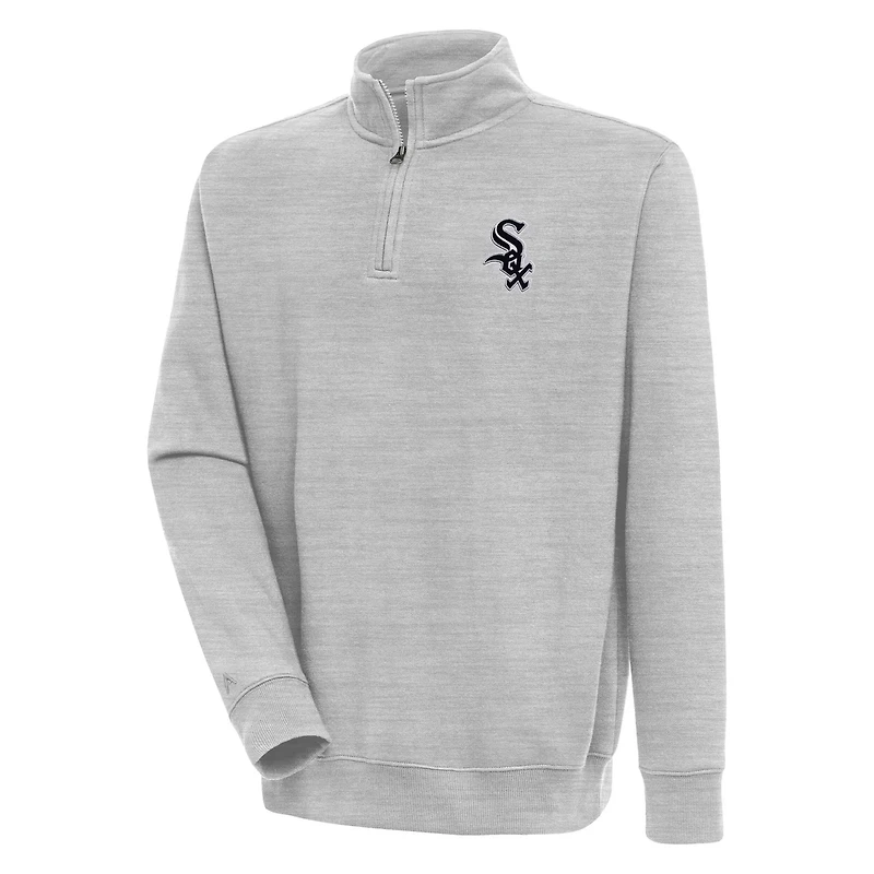 Antigua Chicago Sox Victory Quarter-Zip Pullover Top