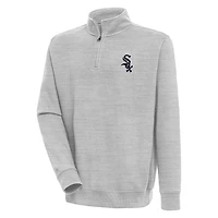 Antigua Chicago Sox Victory Quarter-Zip Pullover Top