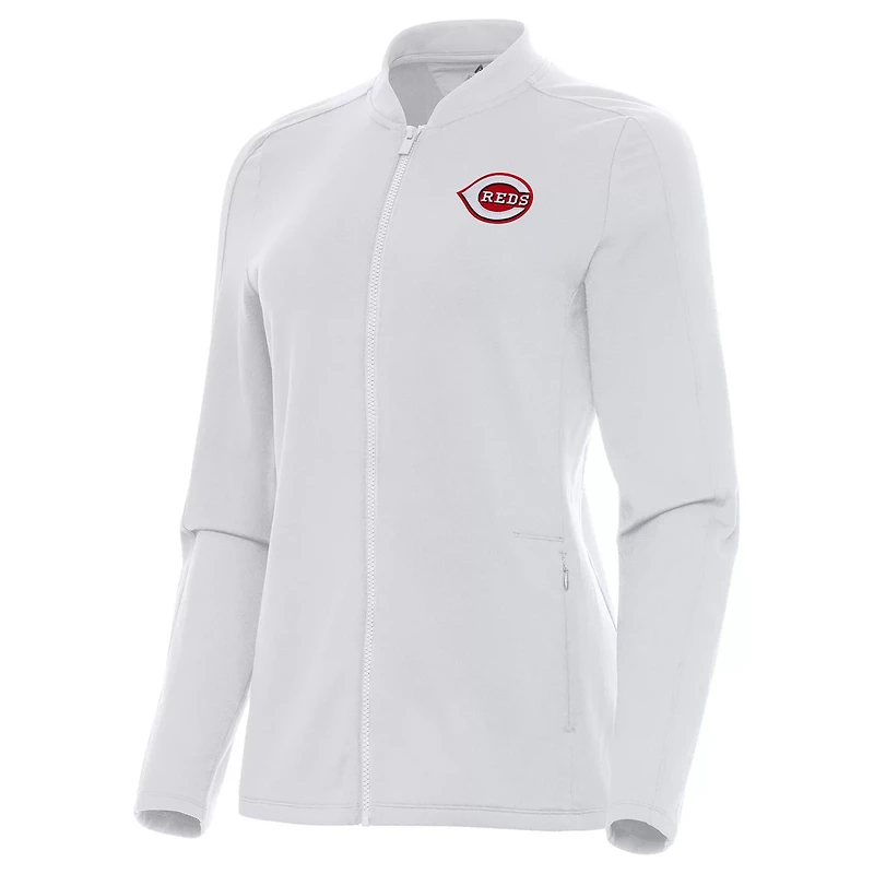 Antigua Cincinnati Reds Continual Full-Zip Jacket