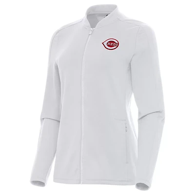 Antigua Cincinnati Reds Continual Full-Zip Jacket