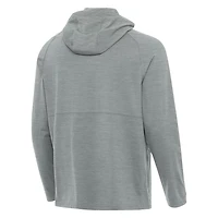 Antigua Cincinnati Reds Spikes Stars and Stripes Team Logo Quarter-Zip Pullover Hoodie