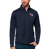 Antigua Cleveland Guardians Tribute Quarter-Zip Pullover Top