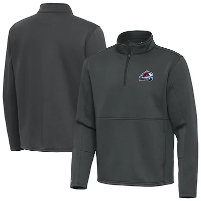 Antigua Colorado Avalanche Twist Quarter-Zip Pullover Jacket