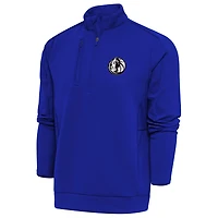 Antigua Dallas Mavericks Metallic Logo Generation Quarter-Zip Top