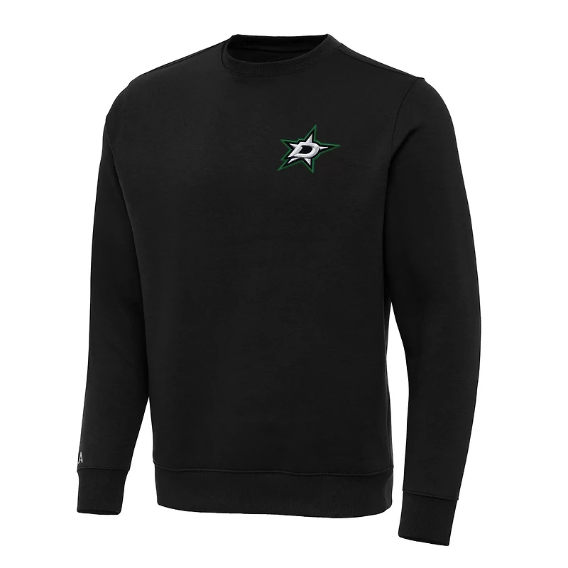 Antigua Dallas Stars Big Tall Victory Crewneck Pullover Sweatshirt