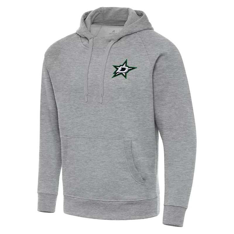 Antigua Dallas Stars Big  Tall Victory Pullover Hoodie