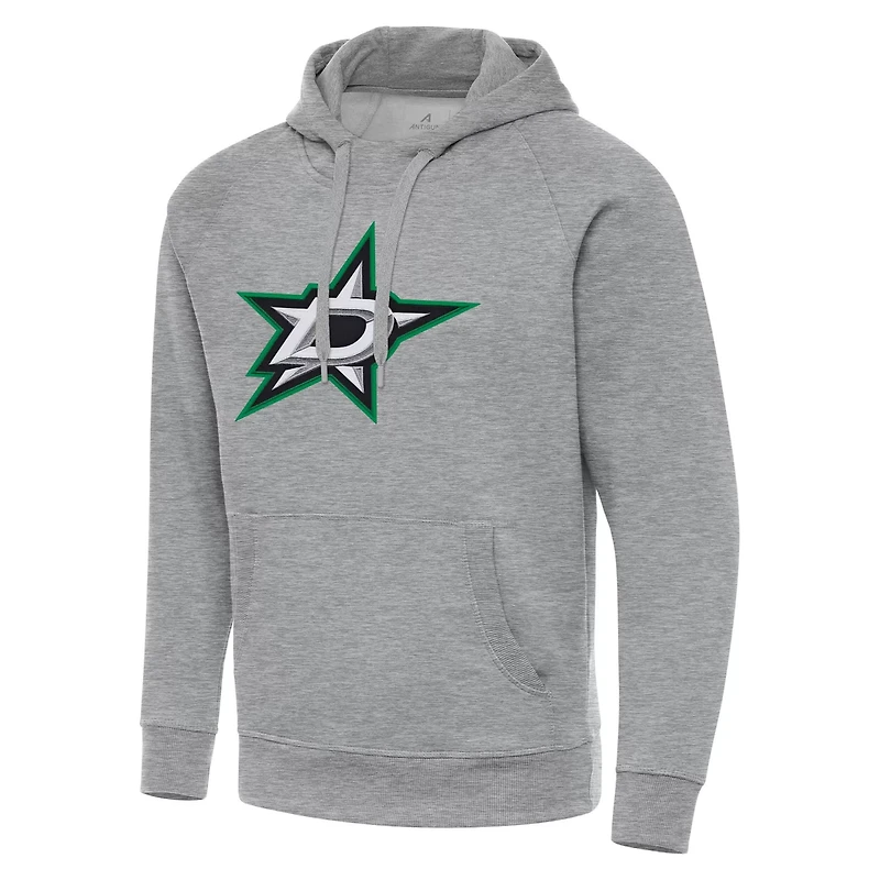 Antigua Dallas Stars Big  Tall Victory Pullover Hoodie