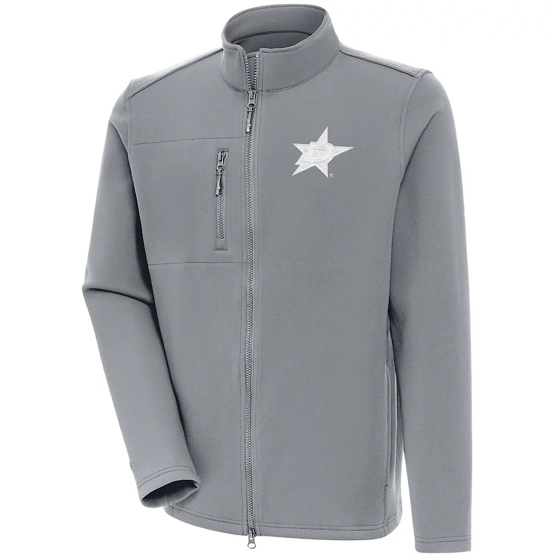 Antigua Dallas Stars Logo Objection Full-Zip Jacket