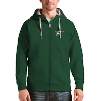 Antigua Dallas Stars Logo Victory Full-Zip Hoodie