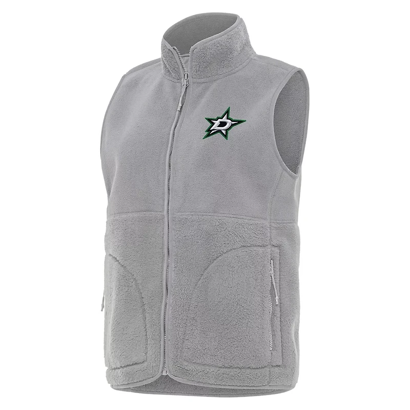 Antigua Dallas Stars Nostalgic Full-Zip Vest
