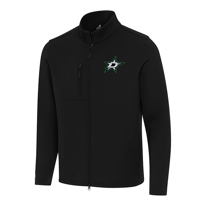 Antigua Dallas Stars Objection Double-Peached Full-Zip Jacket