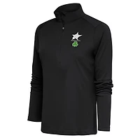 Antigua Dallas Stars Shamrock Tribute Half-Zip Pullover Top