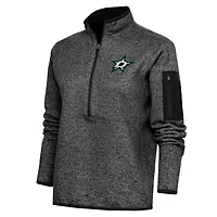 Antigua Dallas Stars Team Logo Fortune Quarter-Zip Jacket