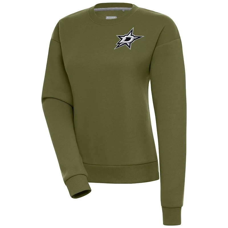 Antigua Dallas Stars Victory Pullover Sweatshirt