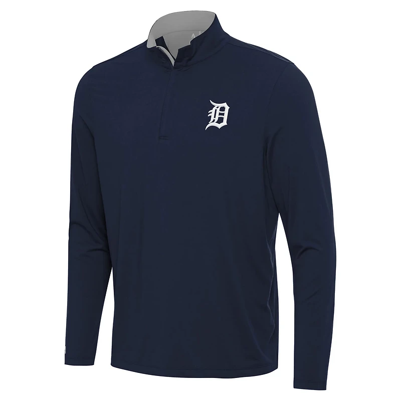 Antigua Detroit Tigers Content Quarter-Zip Top
