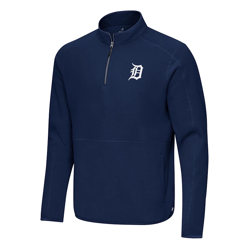 Antigua Detroit Tigers Step Up Quarter-Zip Pullover