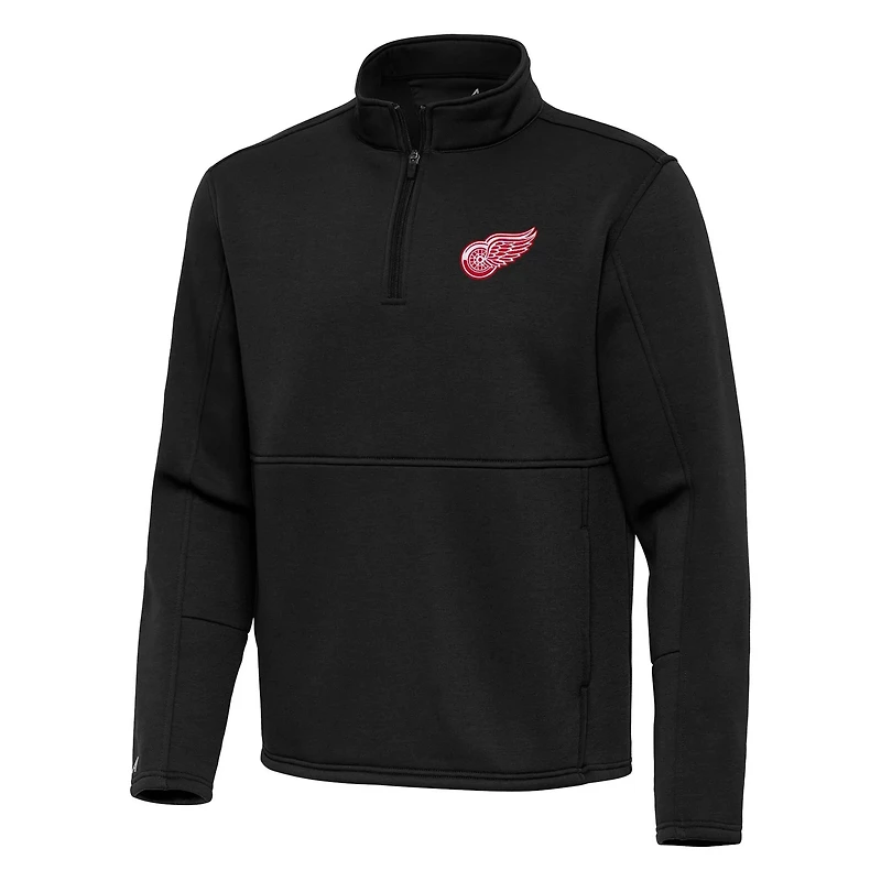 Antigua Detroit Wings Twist Quarter-Zip Pullover Jacket