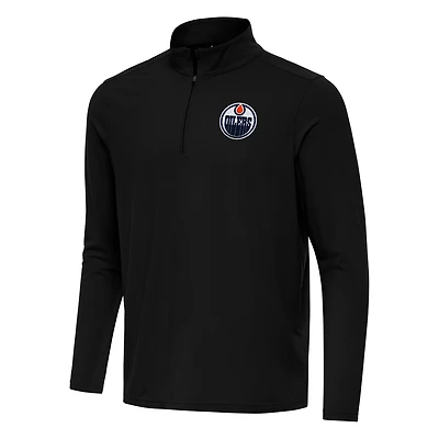 Antigua Edmonton Oilers Intent Quarter-Zip Top