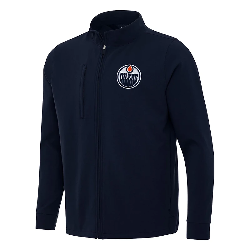 Antigua Edmonton Oilers Regard Full-Zip Jacket